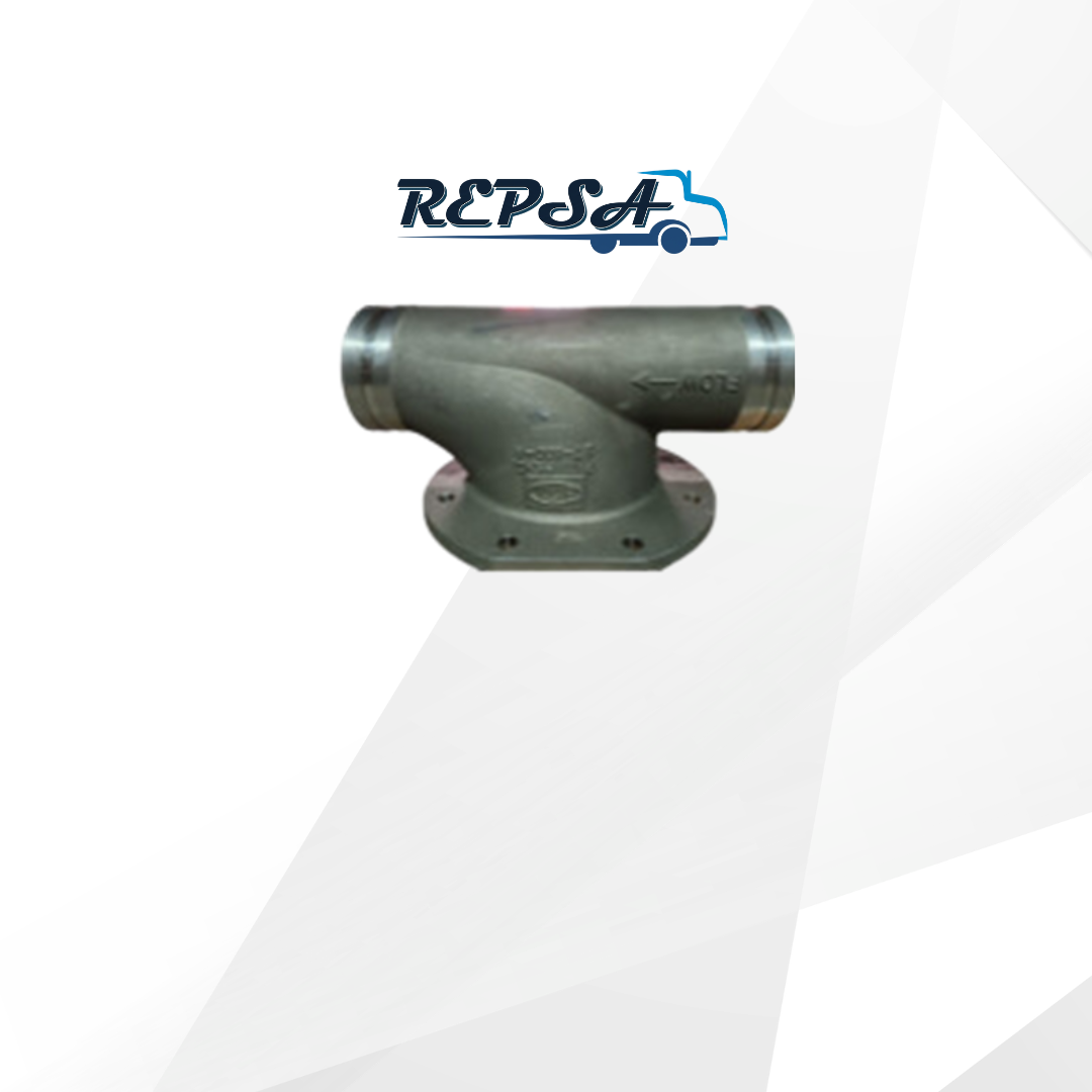 Tee de Descarga Recta Aluminio 6 Barrenos
