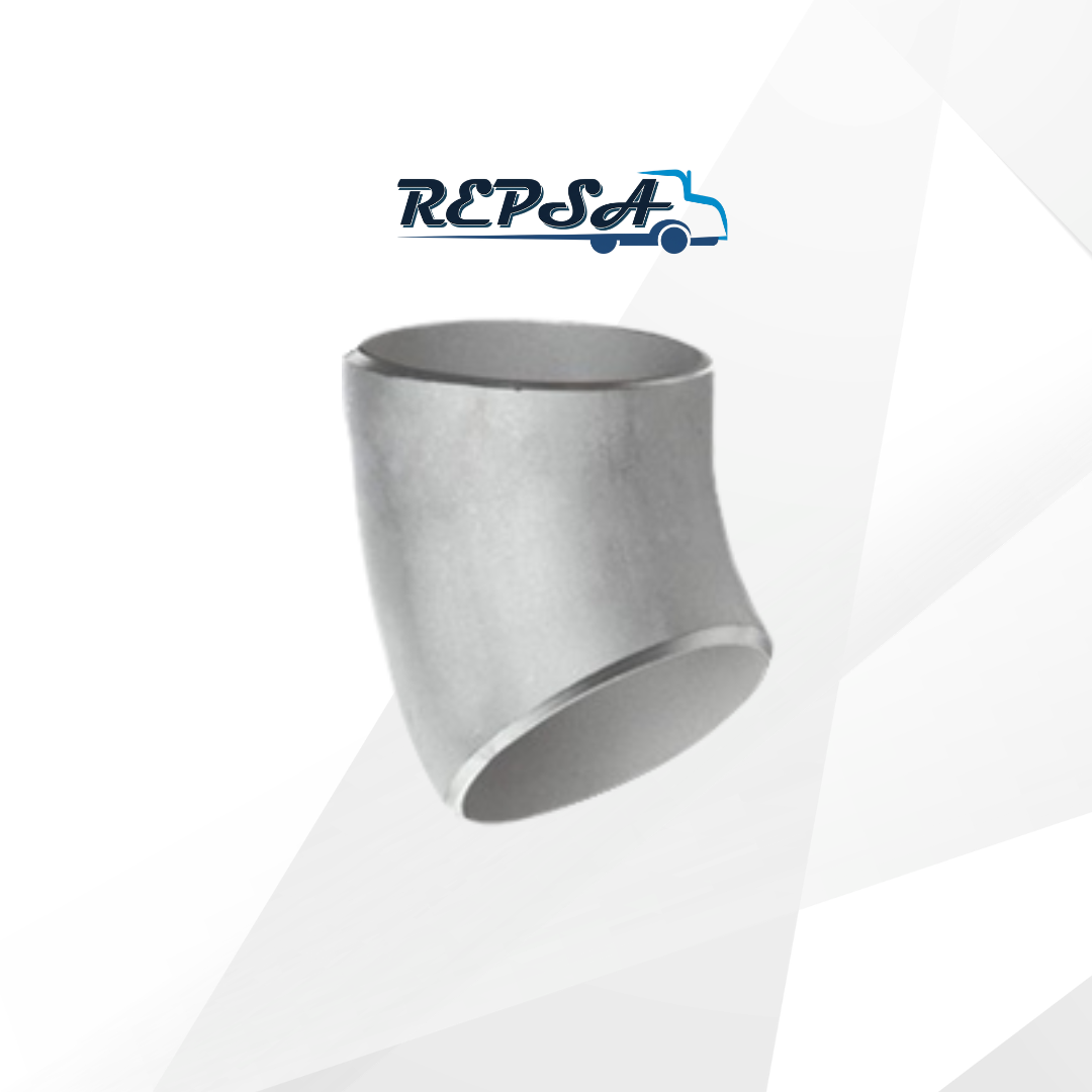 Codo 45° soldable a tope. T304 / T316 C-10 / C-40